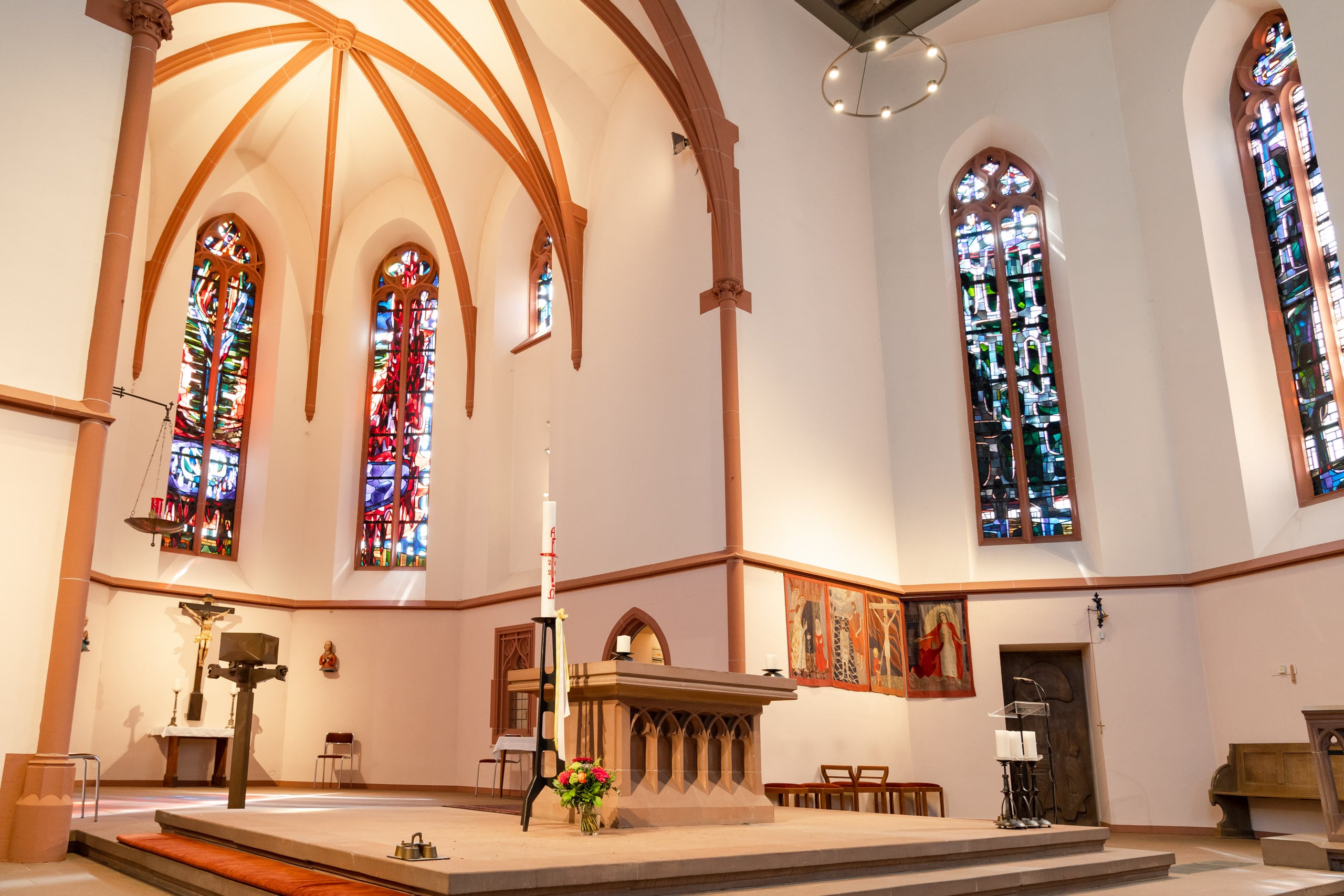 Impression aus der Kirche Herz Jesu Frankfurt