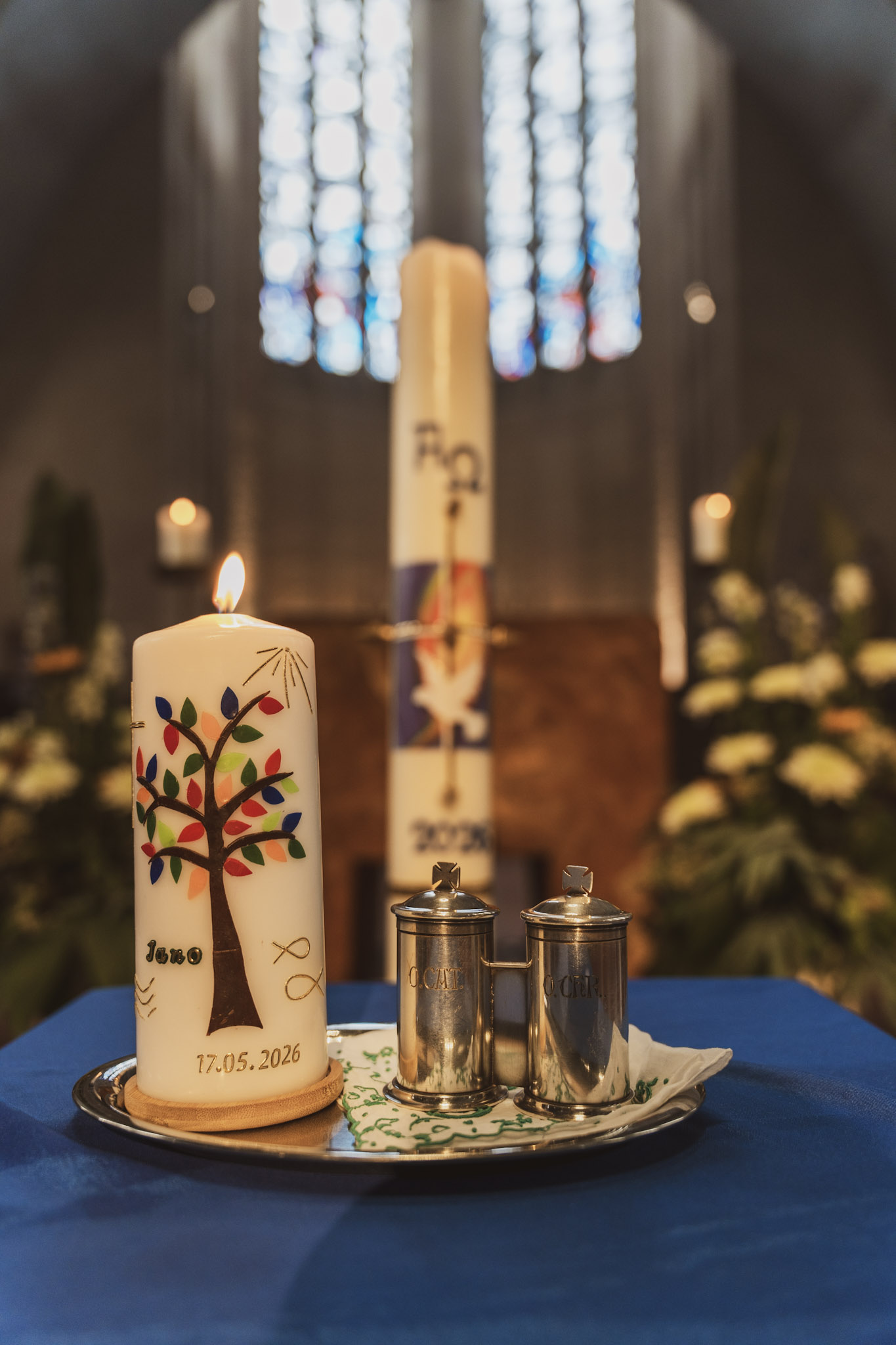 Taufe in der Pfarrei Sankt Bonifatius Frankfurt